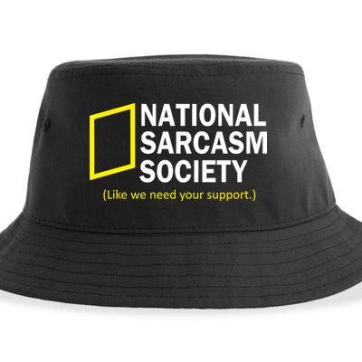 National Sarcasm Society Sustainable Bucket Hat