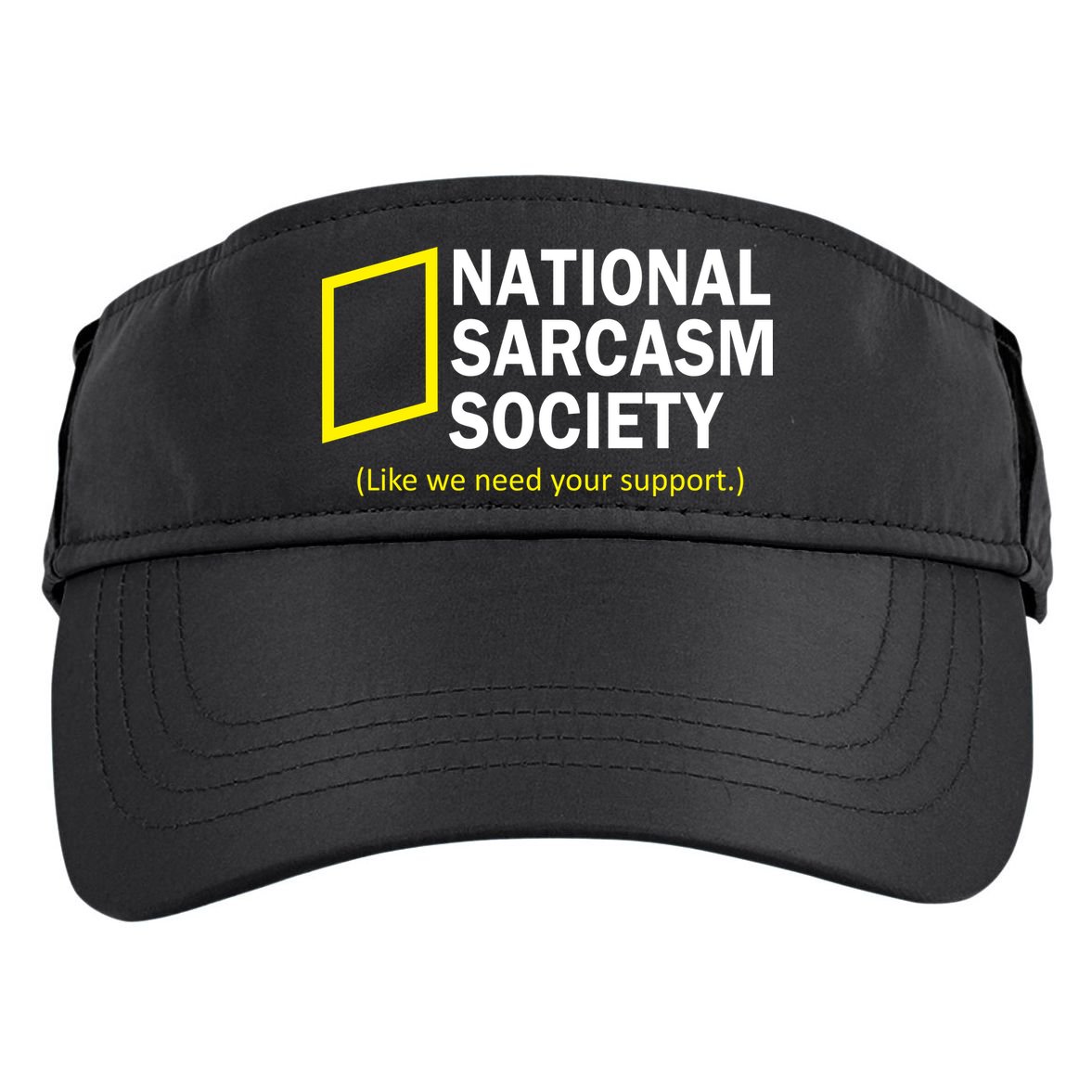 National Sarcasm Society Adult Drive Performance Visor