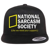 National Sarcasm Society Flat Bill Trucker Hat