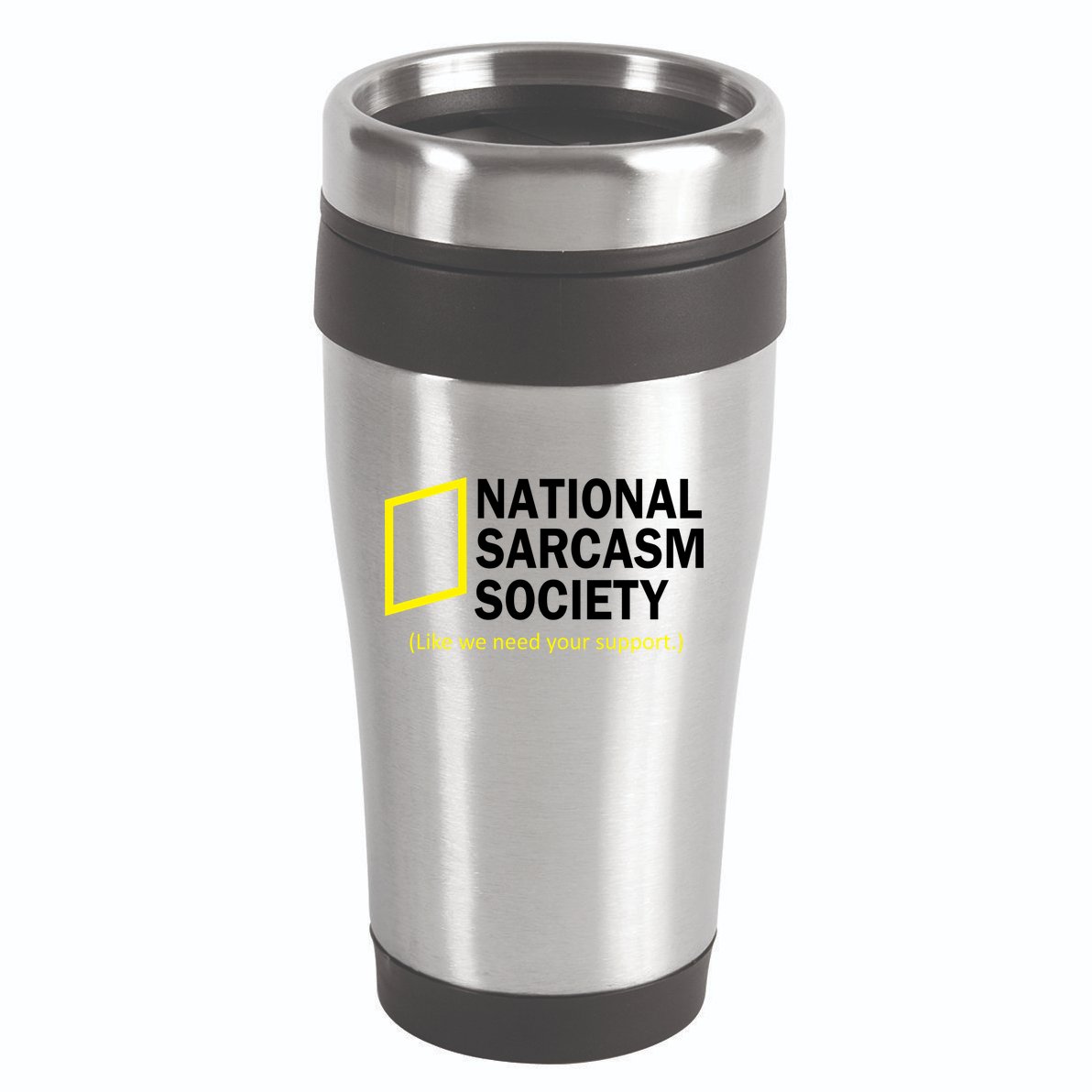 National Sarcasm Society 16oz Travel Tumbler