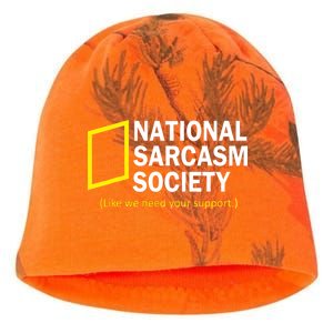 National Sarcasm Society Kati - Camo Knit Beanie