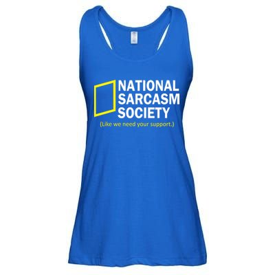 National Sarcasm Society Ladies Essential Flowy Tank