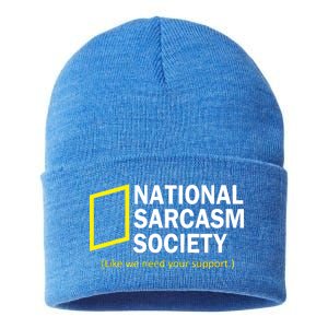 National Sarcasm Society Sustainable Knit Beanie