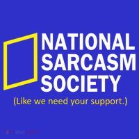 National Sarcasm Society Tank Top