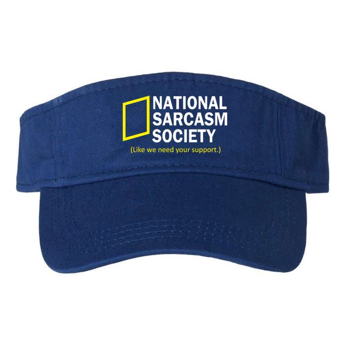 National Sarcasm Society Valucap Bio-Washed Visor