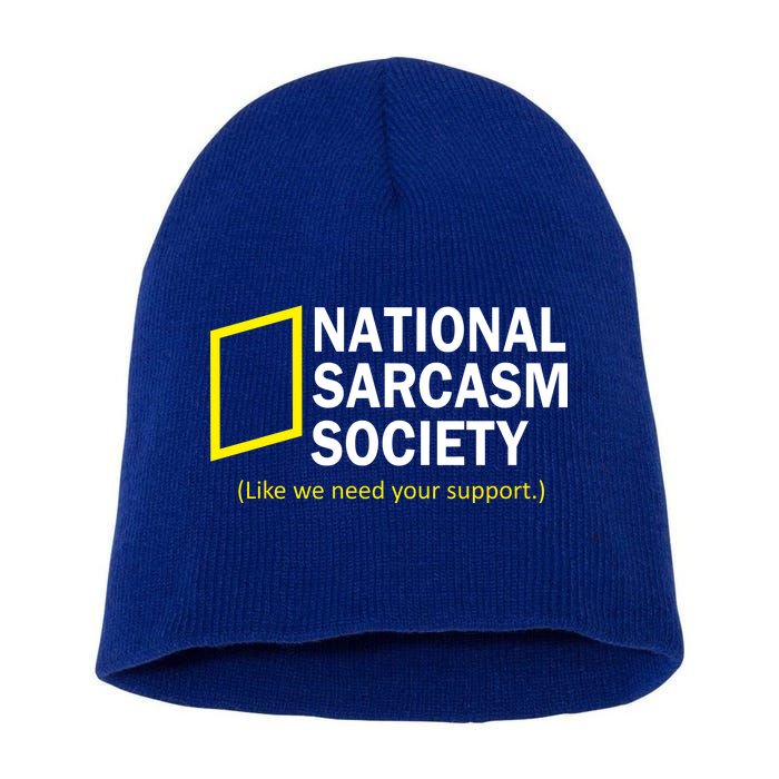 National Sarcasm Society Short Acrylic Beanie