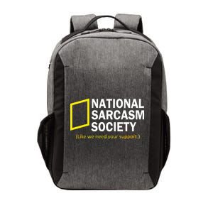 National Sarcasm Society Vector Backpack