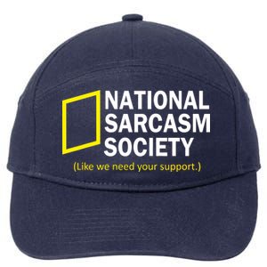 National Sarcasm Society 7-Panel Snapback Hat