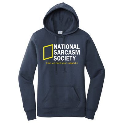 National Sarcasm Society Women's Pullover Hoodie