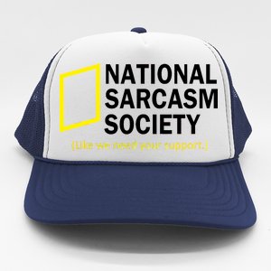 National Sarcasm Society Trucker Hat