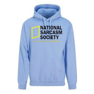 National Sarcasm Society Unisex Surf Hoodie