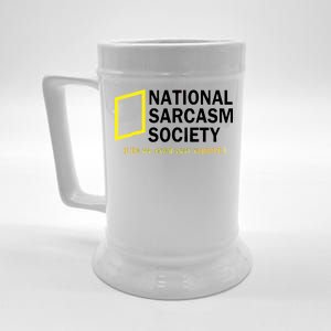 National Sarcasm Society Beer Stein