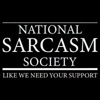National Sarcasm Society Like We Need Your Support Youth Performance Sprint T-Shirt
