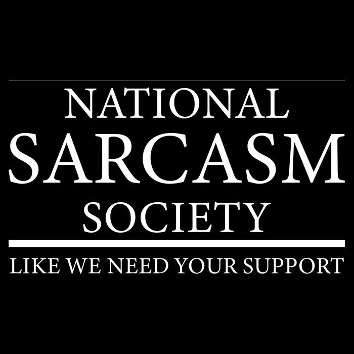 National Sarcasm Society Like We Need Your Support Youth Performance Sprint T-Shirt