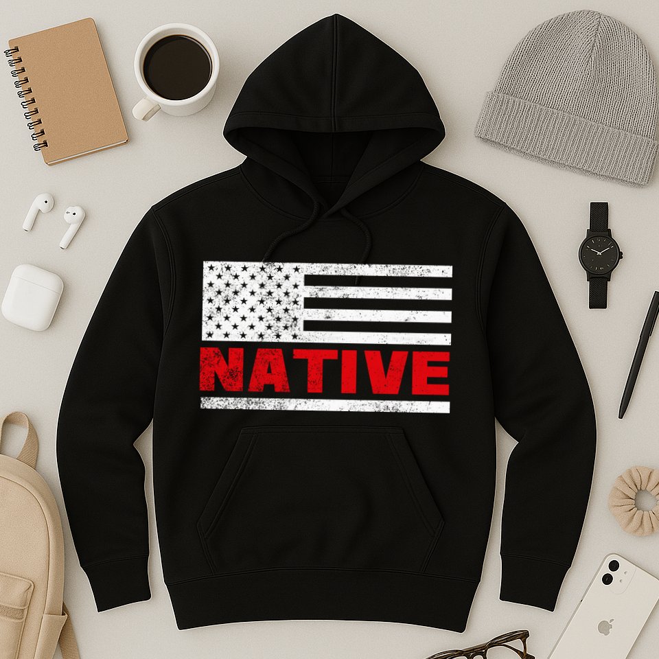 Native American Flag Hoodie