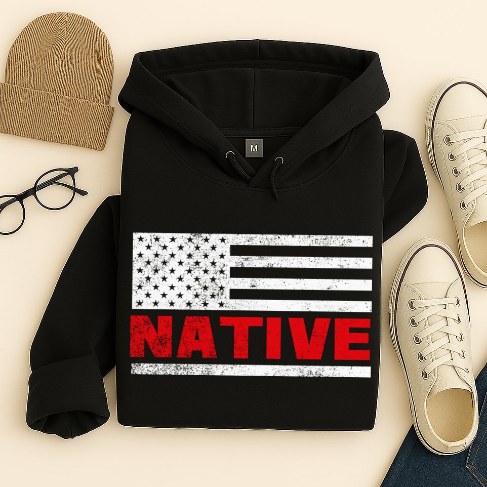 Native American Flag Hoodie