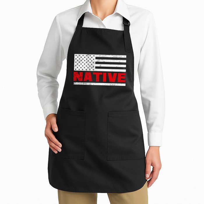 Native American Flag Apron