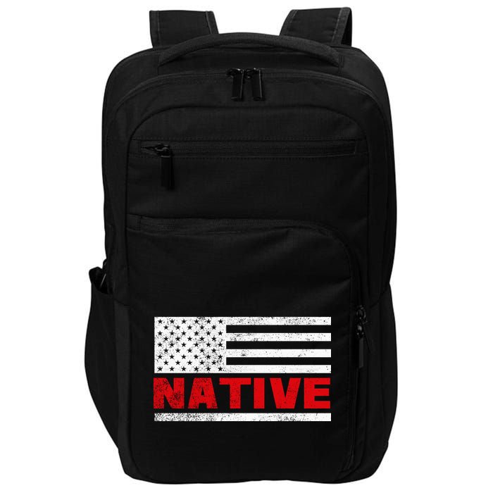 Native American Flag Impact Tech Backpack