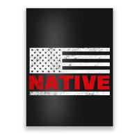 Native American Flag Poster