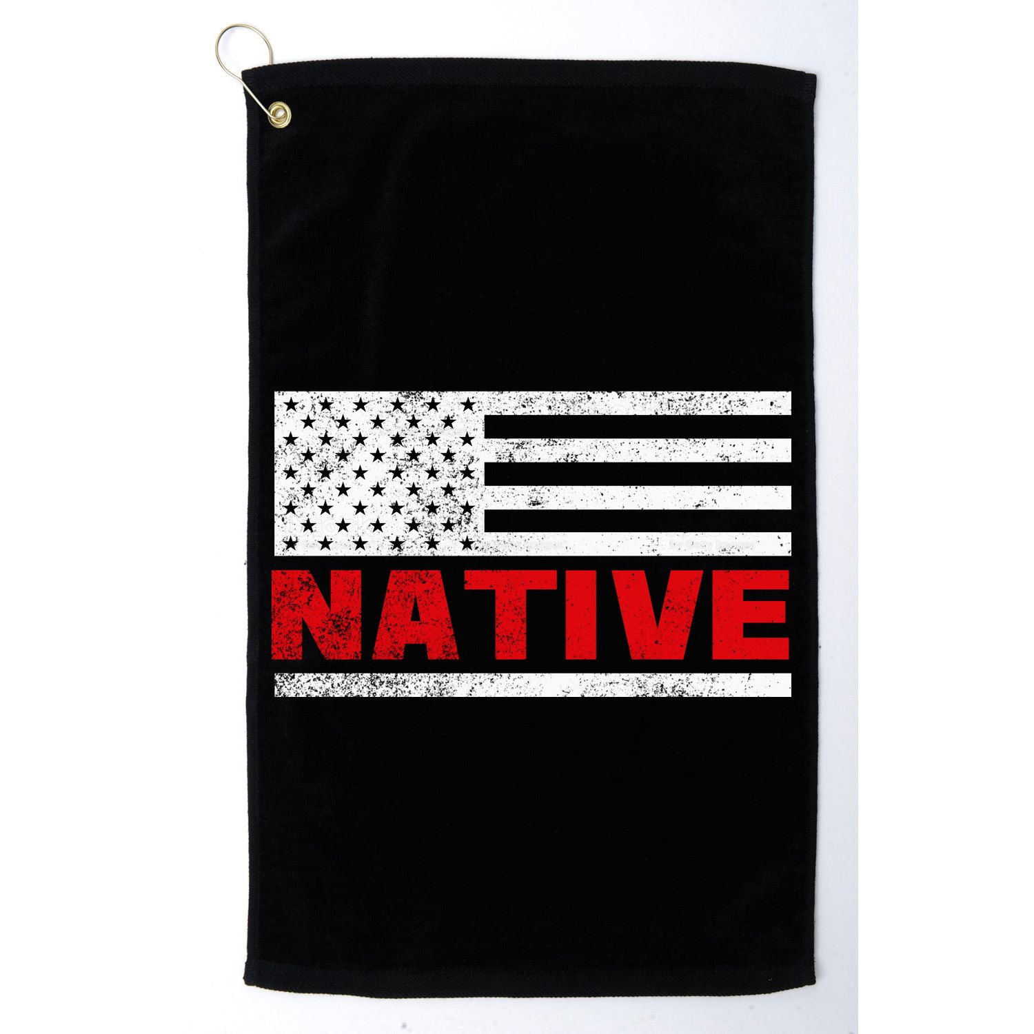Native American Flag Golf Towel
