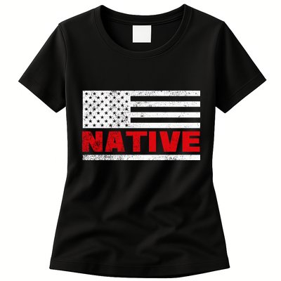 Native American Flag Womens T-Shirt