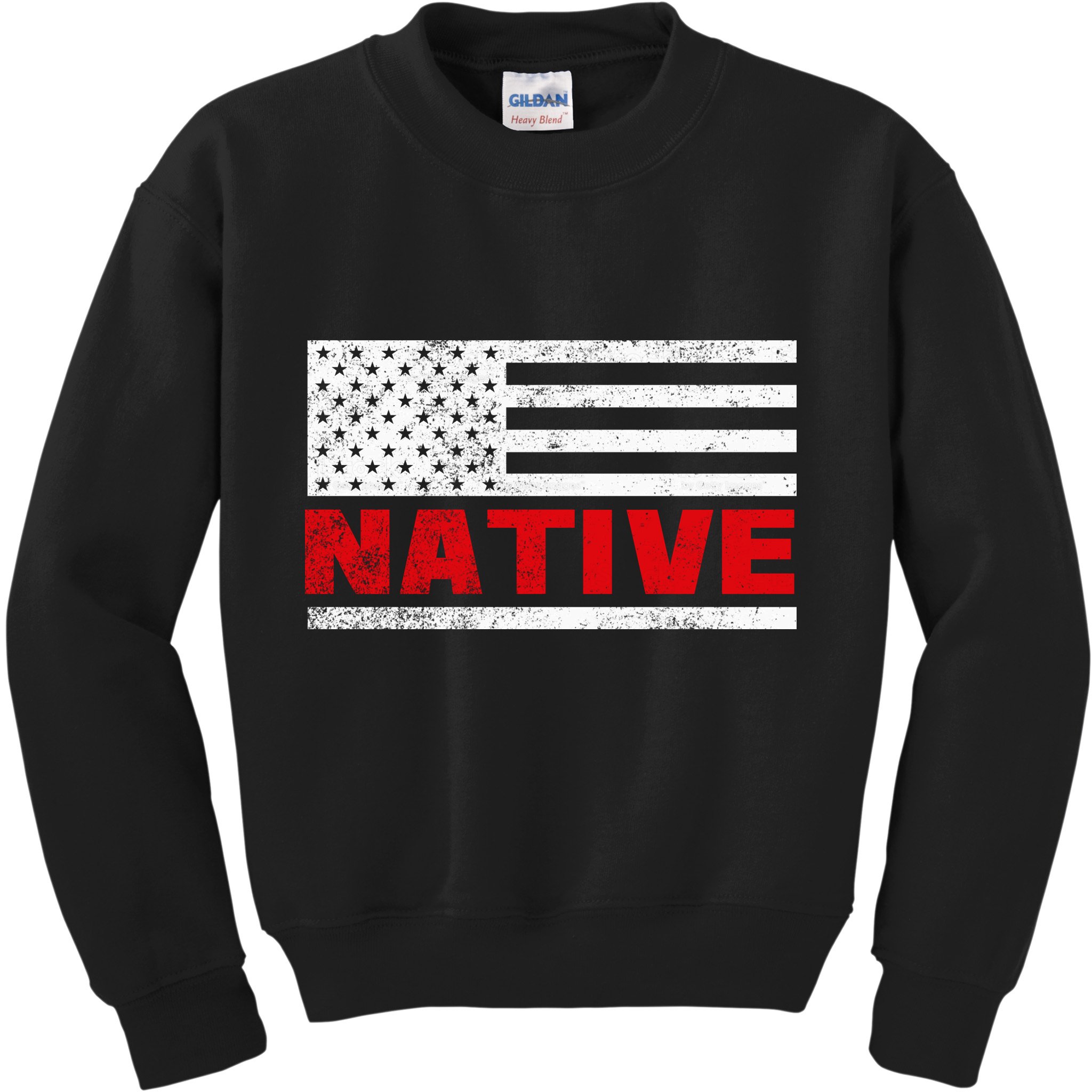 Native American Flag Kids Sweatshirt