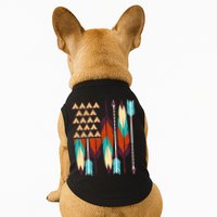 Native American Flag Feathers and Arrows Doggie Tank