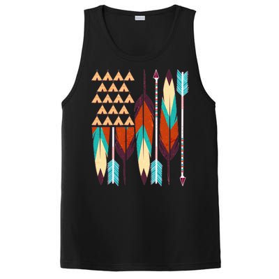 Native American Flag Feathers and Arrows PosiCharge Competitor Tank