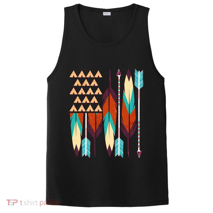 Native American Flag Feathers and Arrows PosiCharge Competitor Tank