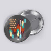 Native American Flag Feathers and Arrows Button