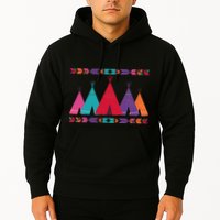 Native American Teepee Pattern Hoodie
