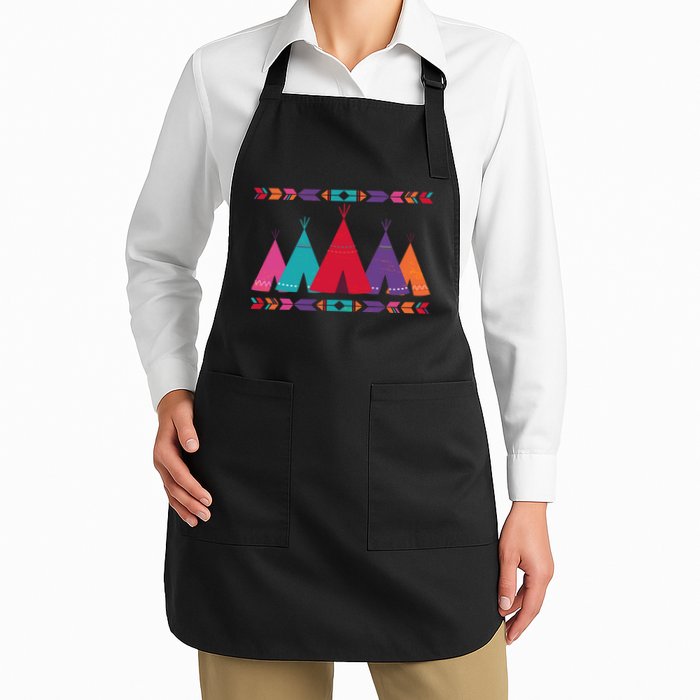 Native American Teepee Pattern Apron