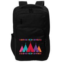 Native American Teepee Pattern Impact Tech Backpack