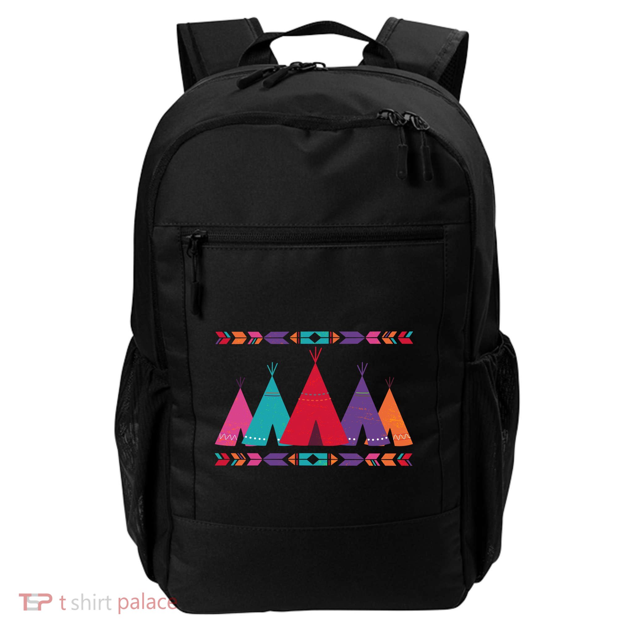 Native American Teepee Pattern Backpack