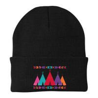 Native American Teepee Pattern Beanie