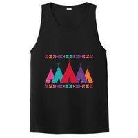 Native American Teepee Pattern PosiCharge Competitor Tank