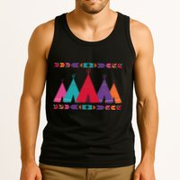 Native American Teepee Pattern Tank Top