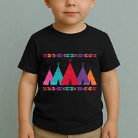 Native American Teepee Pattern Toddler T-Shirt