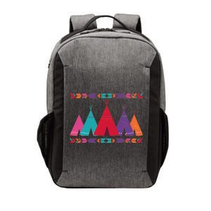 Native American Teepee Pattern Vector Backpack