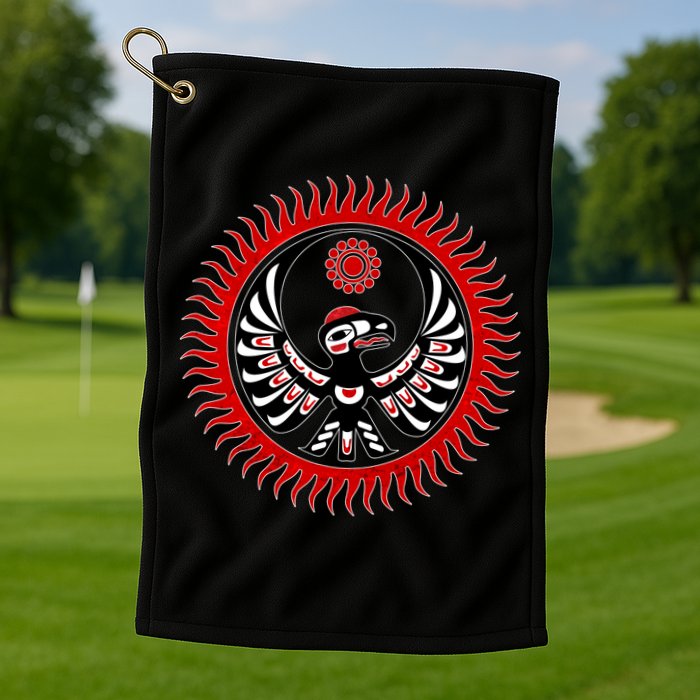Native American Thunderbird Golf Towel