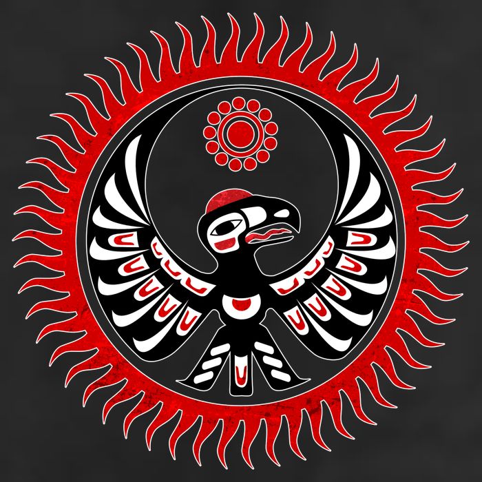 Native American Thunderbird Golf Towel
