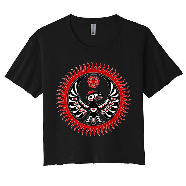Native American Thunderbird Crop Top