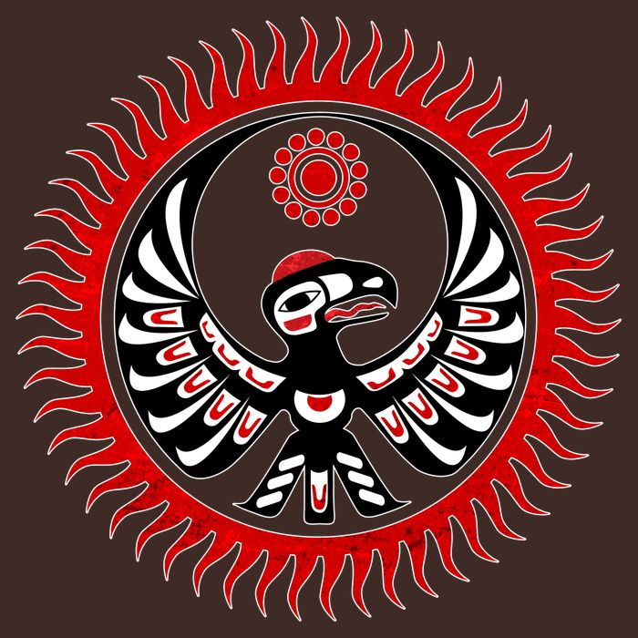 Native American Thunderbird Cooling Performance Long Sleeve Crew