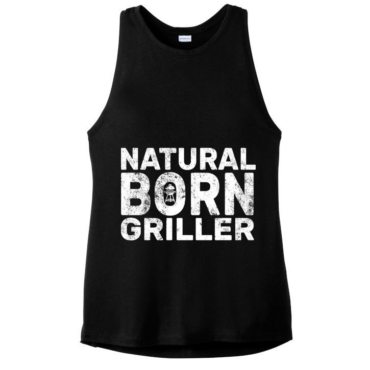 Natural Born Griller  Ladies PosiCharge Tri-Blend Wicking Tank