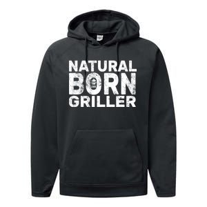 Natural Born Griller  Performance Fleece Hoodie