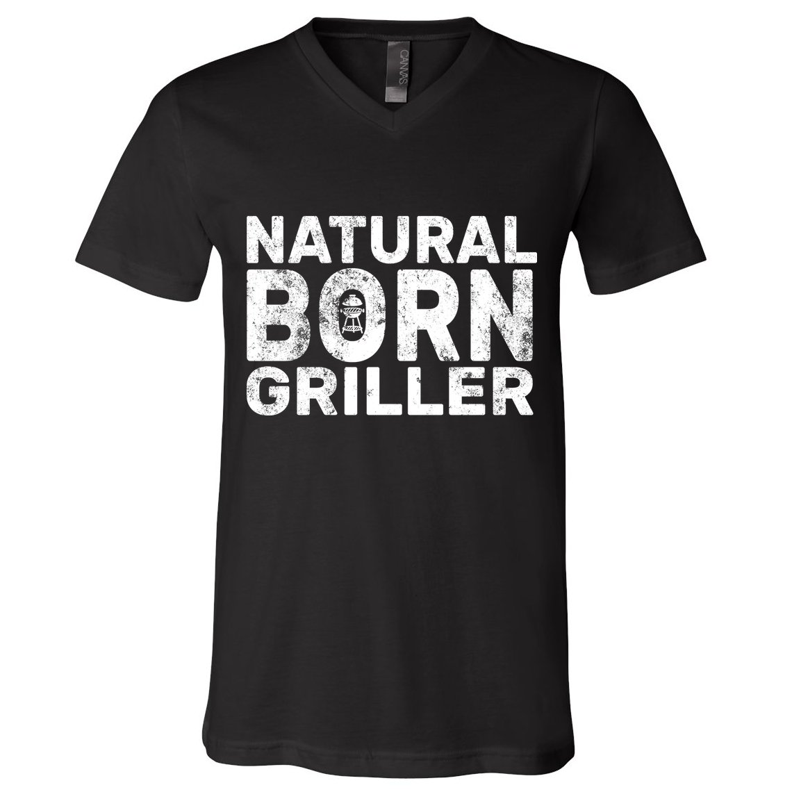 Natural Born Griller  V-Neck T-Shirt
