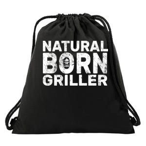 Natural Born Griller  Drawstring Bag