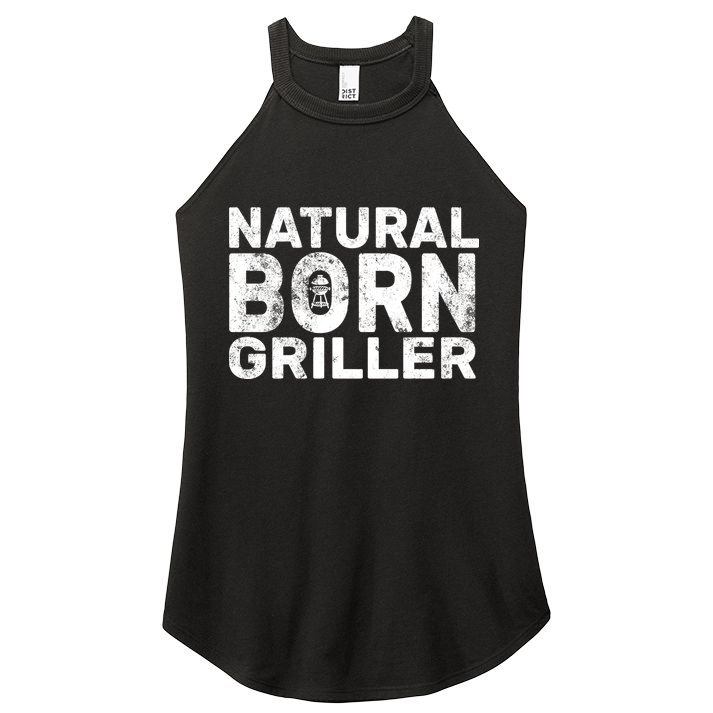 Natural Born Griller  Women's Perfect Tri Rocker Tank