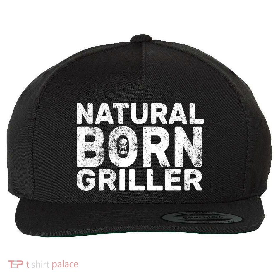 Natural Born Griller  Wool Snapback Cap
