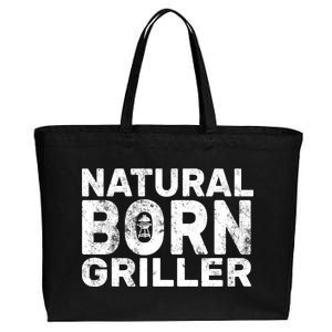 Natural Born Griller  Cotton Canvas Jumbo Tote